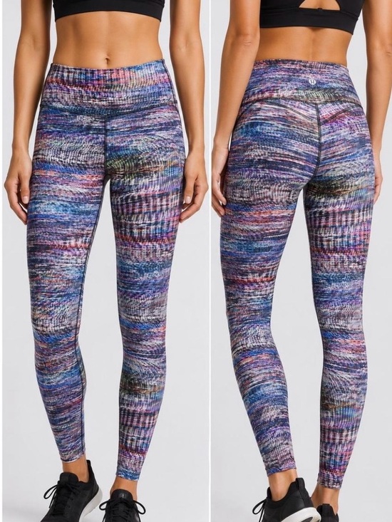 lululemon athletica Pants - lululemon athletica Wunder Train Leggings in Digital Oasis
